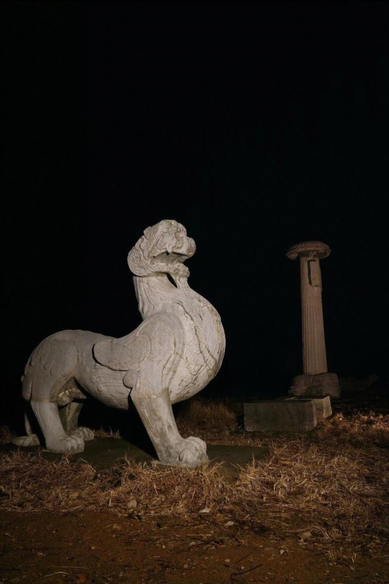 夜访六朝,六朝,石刻,神道,石柱,石碑,麒麟,南京,太子,梁武,将军