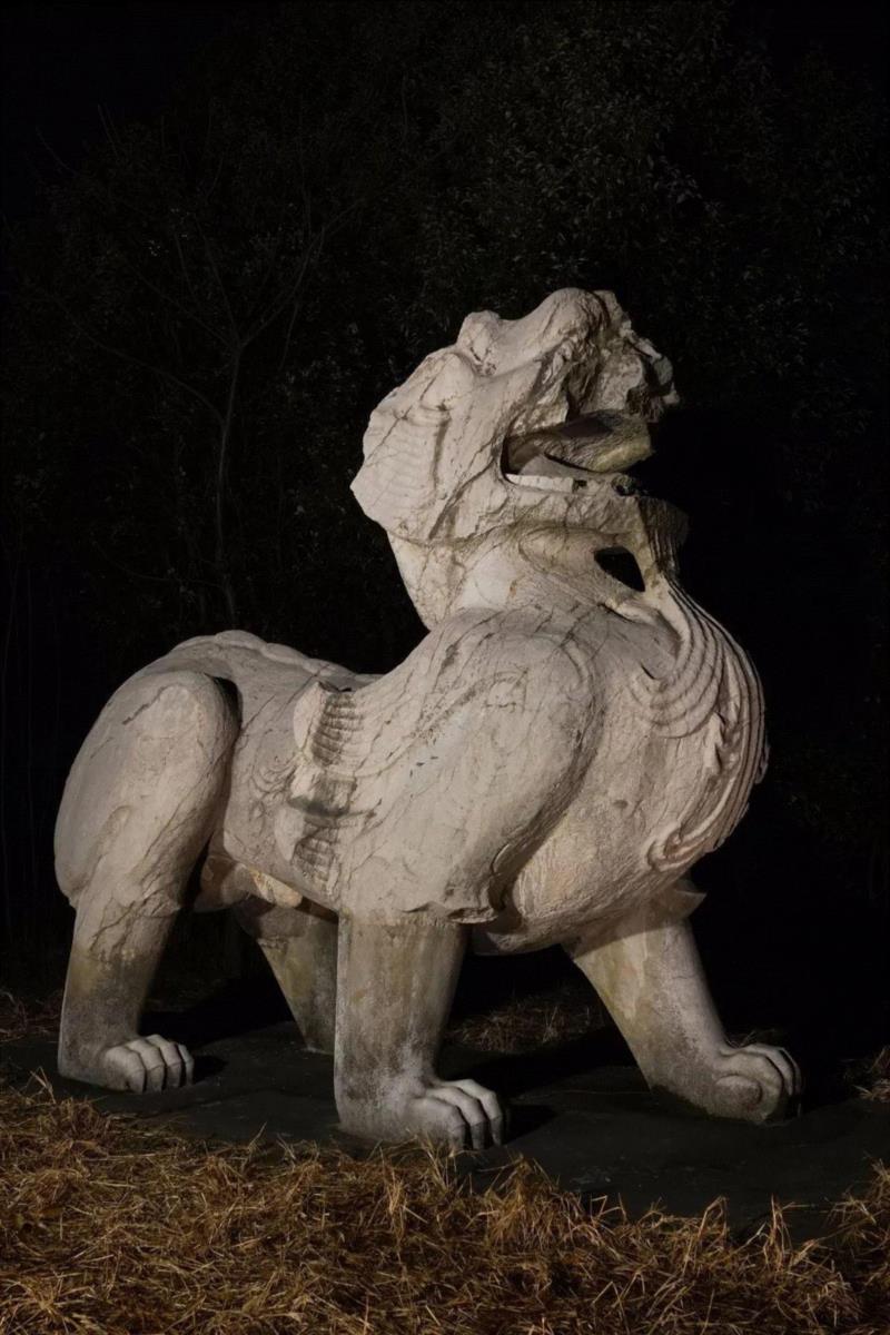 夜访六朝,六朝,石刻,神道,石柱,石碑,麒麟,南京,太子,梁武,将军