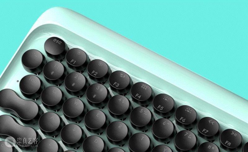 圆形键帽，钢琴烤漆，简洁而复古，键帽表面内凹设计，让每一个指头贴合舒服。,你啪啪啪打字的样子，看起来真性感,打字,键盘,机械,设备,洛斐,复古,圆点,苹果,DOT,有红