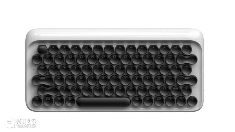 白色：经典象牙白机身，配黑色键盘，极简风格，经典搭配。,你啪啪啪打字的样子，看起来真性感,打字,键盘,机械,设备,洛斐,复古,圆点,苹果,DOT,有红