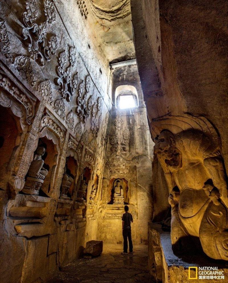 图片@国家地理,清明游学 | 重回中原大地——响堂山石窟、殷墟、磁州窑,殷墟,中原,磁州窑,响堂山石窟,大地,博物馆,互联网,石窟,文明,都城