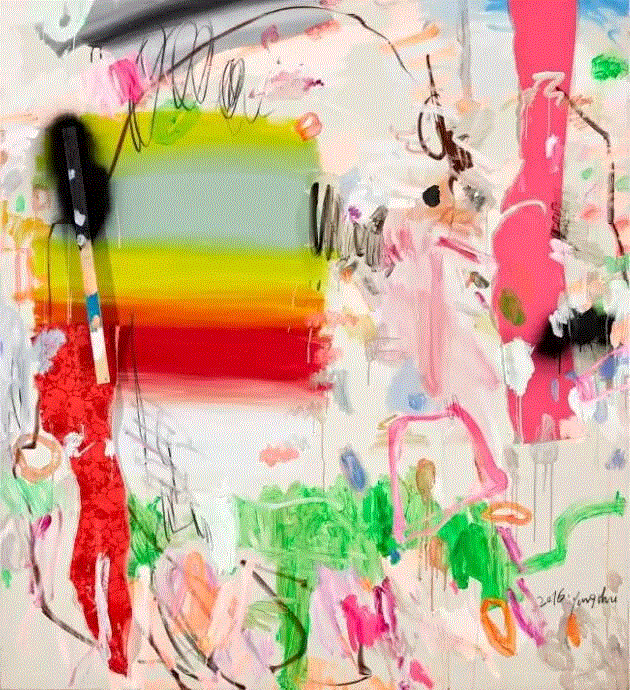 专题 | “抽象+”艺术大展系列艺术家第18期：杨述,杨述,抽象,艺术大展,绘画,美术馆,布面丙烯,现代主义,抽象艺术,表现主义,坏画
