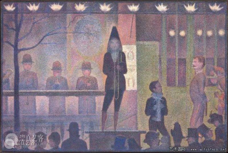 修拉《马戏团的巡演》,“眼球经济”与注意力的谱系——论乔纳森·克拉里的注意力考古学,古典视觉模式,注意力经济,注意力,考古学,乔纳森·克拉里,刘超