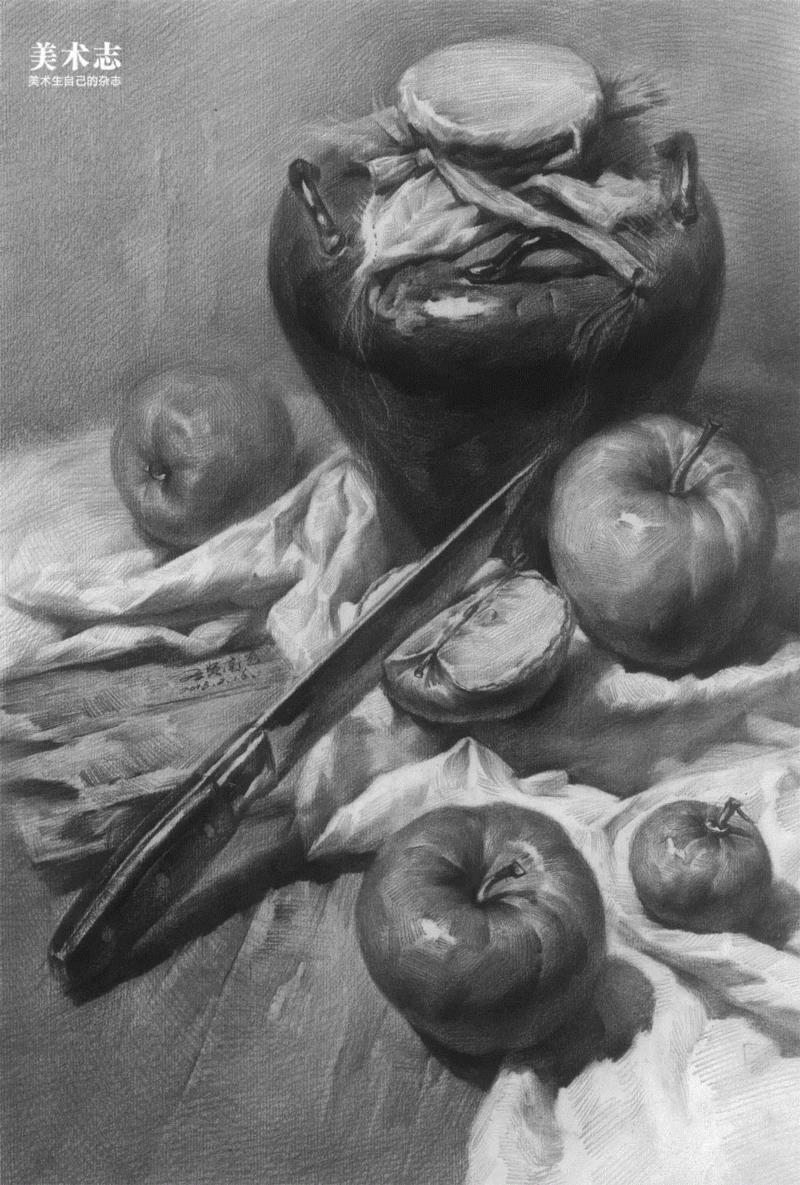 重新开启联考素描静物高分大门 —— 王贤南素描静物,素描,静物,王贤南,联考,物体,美术,轮廓,颜色,质感,肌理