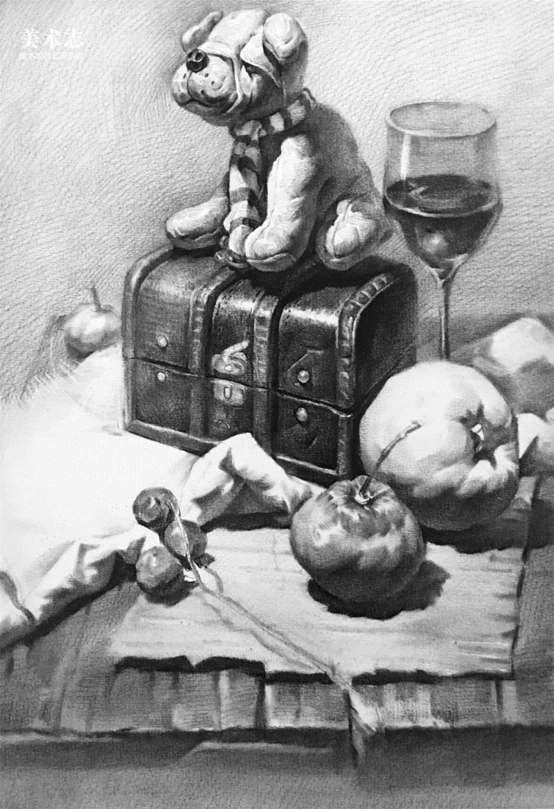 重新开启联考素描静物高分大门 —— 王贤南素描静物,素描,静物,王贤南,联考,物体,美术,轮廓,颜色,质感,肌理