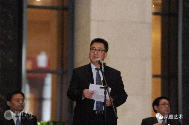 ▲&nbsp;国家博物馆馆长王春法在开幕式上致辞,19世纪的巴黎凭什么成为了世界艺术中心？,学院派,安格尔,美院,古典主义,中国国家博物馆,巴黎国立高等美术学院,19世纪,世界艺术中心,巴黎