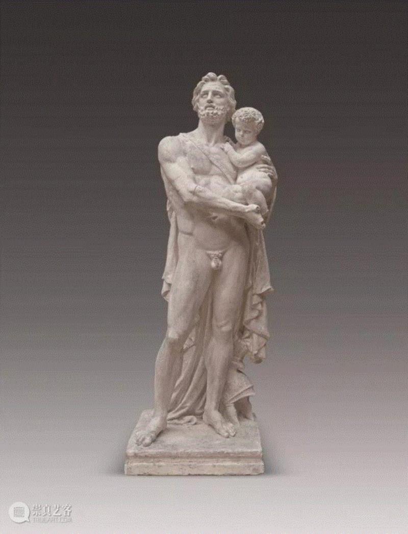 ▲&nbsp;让－巴蒂斯·卡尔波（1827 - 1875）《赫克托尔怀抱儿子阿斯蒂亚纳克斯》，185