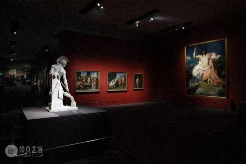 ▲&nbsp; 学院的培养展出人体造型绘画现场,19世纪的巴黎凭什么成为了世界艺术中心？,学院派,安格尔,美院,古典主义,中国国家博物馆,巴黎国立高等美术学院,19世纪,世界艺术中心,巴黎