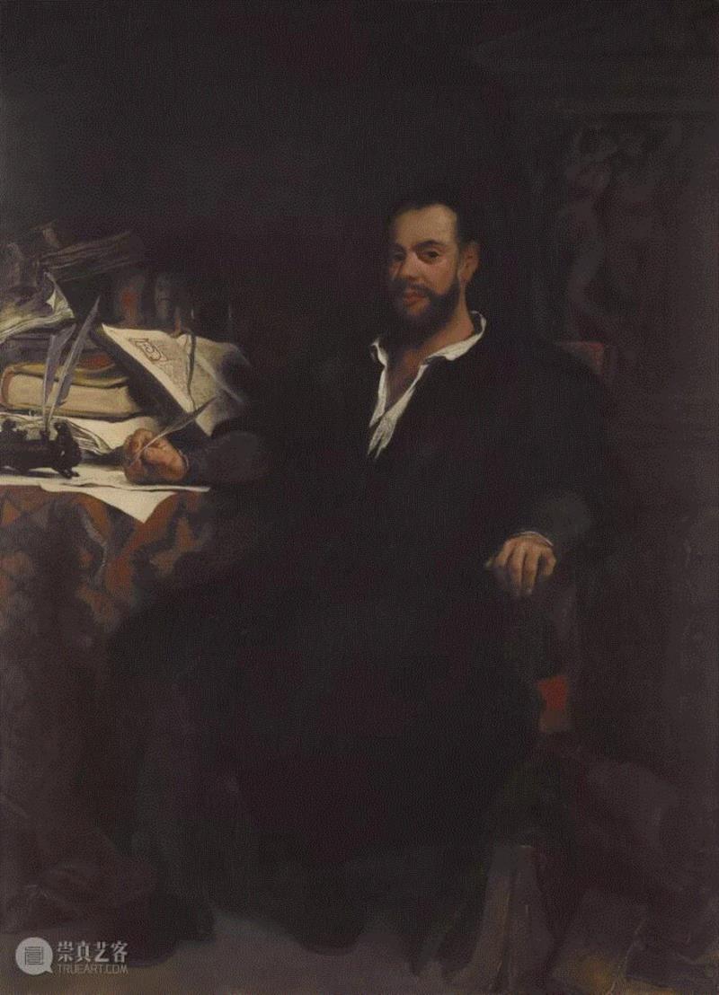 ▲&nbsp;欧仁·德拉克洛瓦（1798 - 1863）《弗朗索瓦·拉伯雷像》，1833 - 183