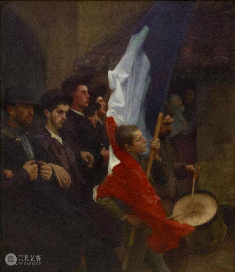 ▲&nbsp;帕斯卡·达仰－布弗莱（1852 - 1929），《应征入伍者》，1889 - 1890