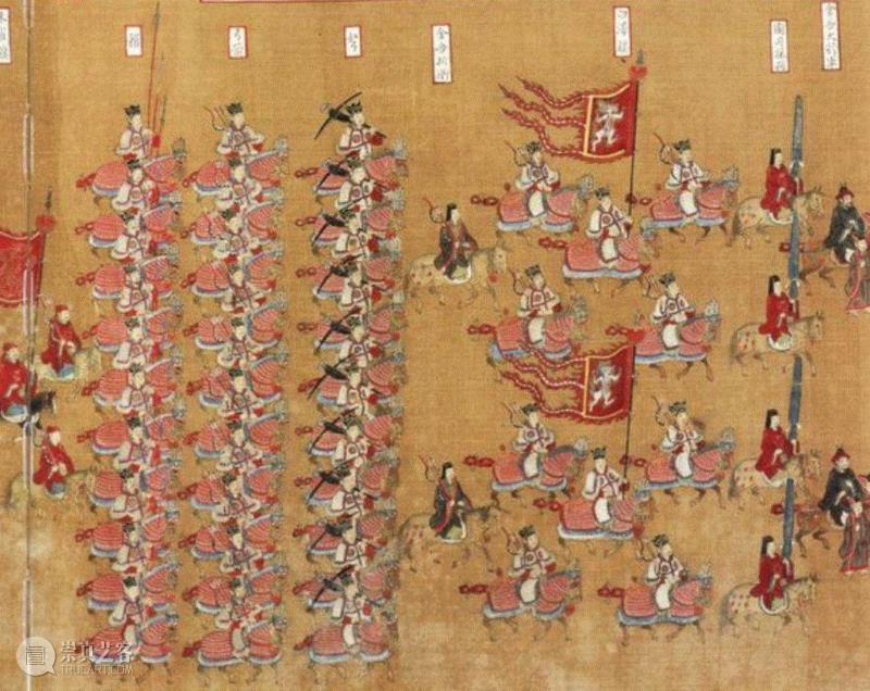 北宋《大驾卤簿图书》的侧面将士形象,张博力：我是怎么做出「你好，宋徽宗」这一爆款文案的,宋徽宗,博力,你好,文案,文物,微博,复原,宋徽,博物馆,北宋