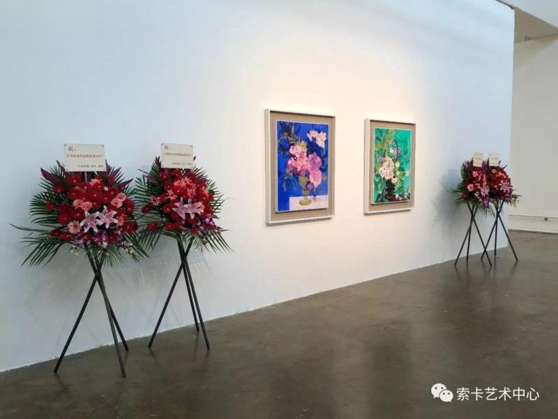 展览现场,索卡·展览现场|王海燕个展—【花·景·境】,王海燕,索卡,海燕,油画,索卡艺术,花卉,女性,中国绘画,教授,Opening