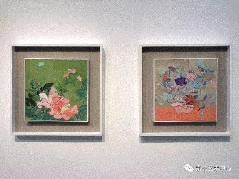 展览现场,索卡·展览现场|王海燕个展—【花·景·境】,王海燕,索卡,海燕,油画,索卡艺术,花卉,女性,中国绘画,教授,Opening