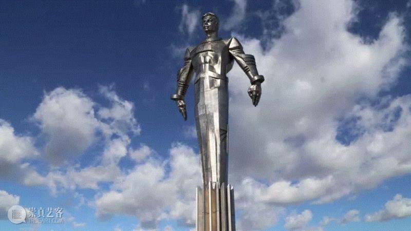 加加林纪念碑。图源：Shutterstock,前苏联激进天文学：关于穹顶的神秘与幻想,穹顶,前苏联,天文学,幻想,天文馆,苏联,莫斯科,建筑,宇宙,俄国