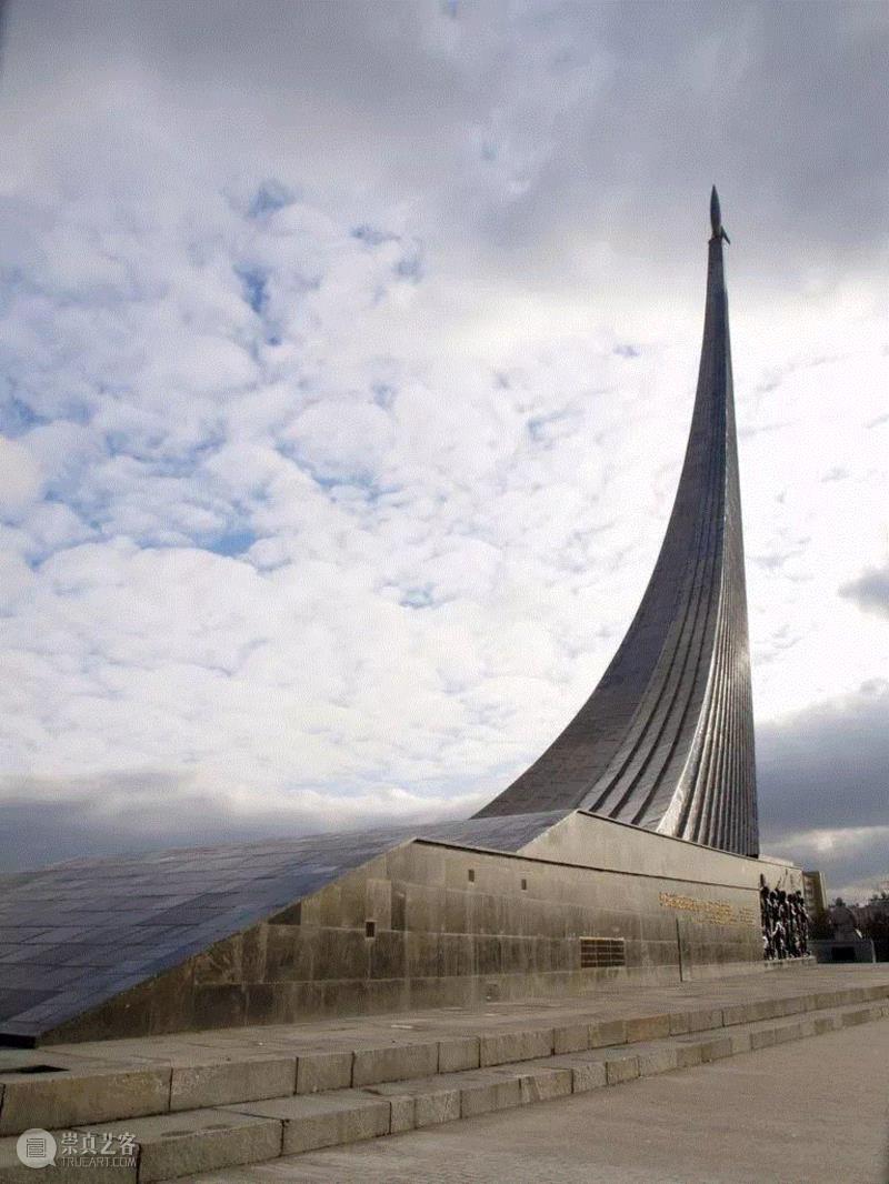 “1964太空征服者”纪念碑。图源：Rebrn,前苏联激进天文学：关于穹顶的神秘与幻想,穹顶,前苏联,天文学,幻想,天文馆,苏联,莫斯科,建筑,宇宙,俄国