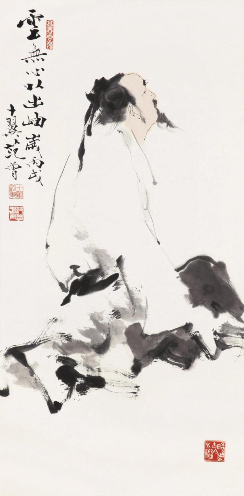 范曾 云无心以出岫,【嘉赏四季】当代书画精彩回顾,当代书画,四季,嘉德四季,镜心,纸本,拍卖会,图纸,四条屏,cguardian,com