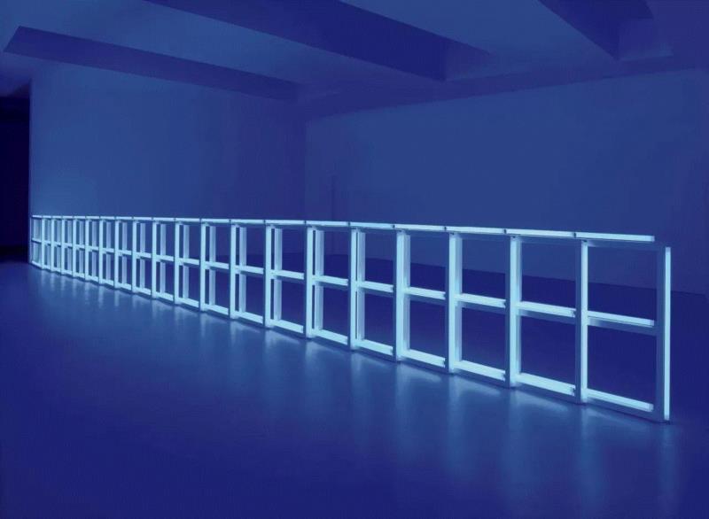 卓纳画廊展出的丹·弗莱文1974年的作品，2009,华尔街日报杂志 | 艺术商的王朝——大卫·卓纳的经营之道,华尔街日报,艺术商,王朝,大卫·卓纳,卓纳,大卫,卓纳画廊,弗朗兹,鲁道夫,杰森