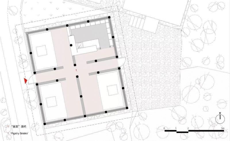 上坪古村复兴计划之大夫第篇 / 三文建筑/何崴工作室,建筑,古村,上坪,大夫,复兴,何崴,工作室,周梦,酒吧,改造