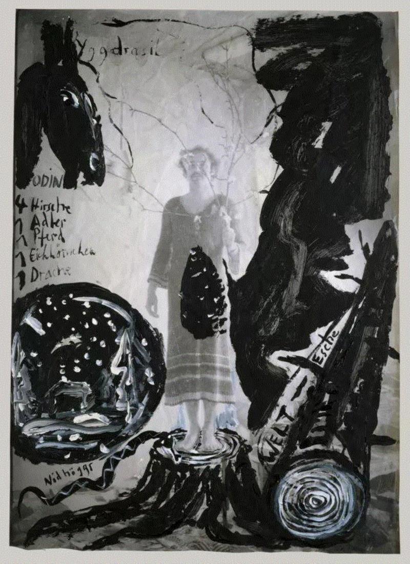 Yggdrasil （生命之树）,安塞姆·基弗：纸上的“激怒”,安塞姆·基弗,基弗,纳粹,大都会博物馆,神话,建筑,Anselm,Kiefer,安塞,大型油画