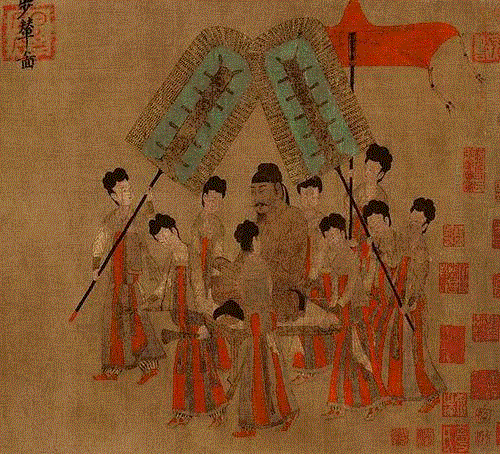 线上 | “胜似真迹——中国古代书画复制精品”线上专场第四期,真迹,中国古代书画,人物,绘画,周文矩,镜心,公元,南唐,高仿真复制品,绢本