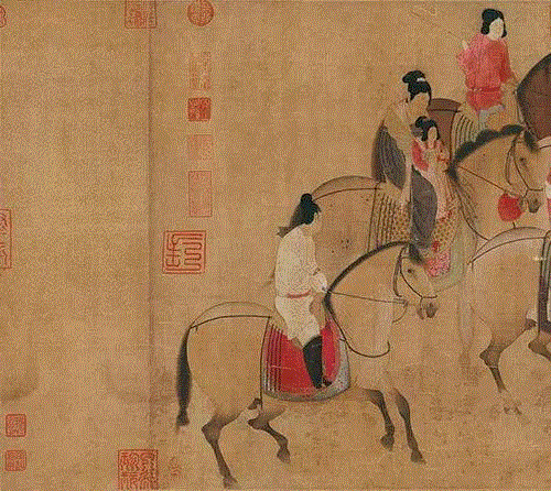 线上 | “胜似真迹——中国古代书画复制精品”线上专场第四期,真迹,中国古代书画,人物,绘画,周文矩,镜心,公元,南唐,高仿真复制品,绢本