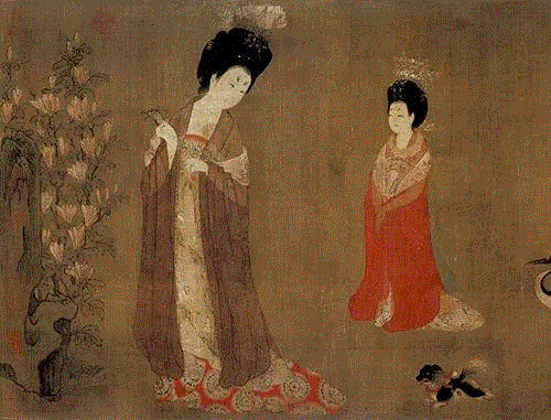 线上 | “胜似真迹——中国古代书画复制精品”线上专场第四期,真迹,中国古代书画,人物,绘画,周文矩,镜心,公元,南唐,高仿真复制品,绢本