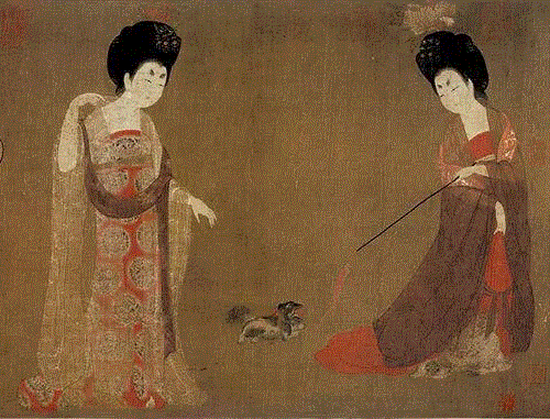 线上 | “胜似真迹——中国古代书画复制精品”线上专场第四期,真迹,中国古代书画,人物,绘画,周文矩,镜心,公元,南唐,高仿真复制品,绢本