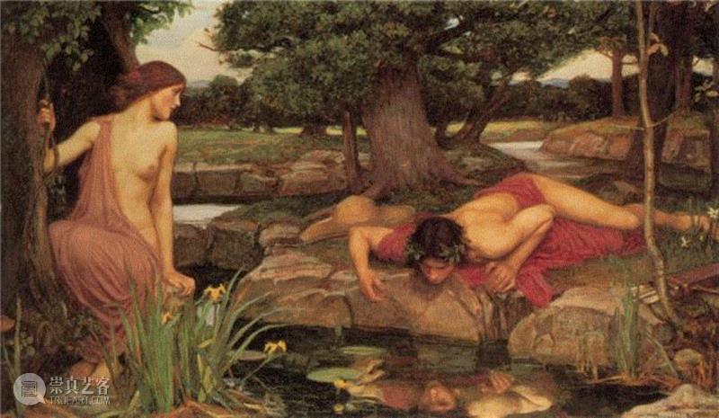 △约翰·威廉姆·沃特豪斯 《厄科和那耳喀索斯》,分享 | 诗意的孤岛画家—亚历山大·塞翁,诗意,孤岛,亚历山大·塞翁,塞翁,喀索斯,象征主义,法国,武汉美术馆,绘画,夏凡诺