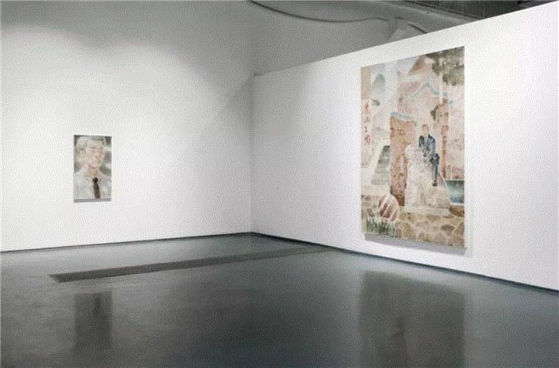 夏禹个展现场,蜂巢评论 | 夏禹：虚实，轻重与透明的坦培拉,坦培拉,夏禹,蜂巢,虚实,评论,水墨,蜂巢当代艺术中心,透明性,Tempera,Hive