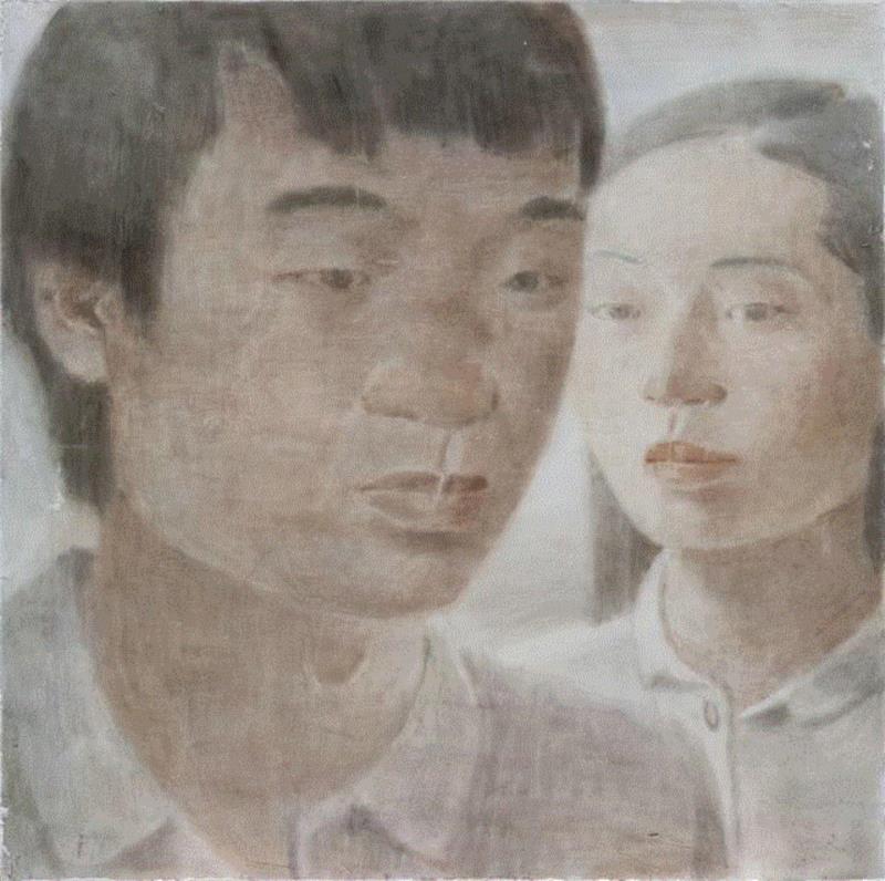 姐弟/ Sister and Brother ,蜂巢评论 | 夏禹：虚实，轻重与透明的坦培拉,坦培拉,夏禹,蜂巢,虚实,评论,水墨,蜂巢当代艺术中心,透明性,Tempera,Hive