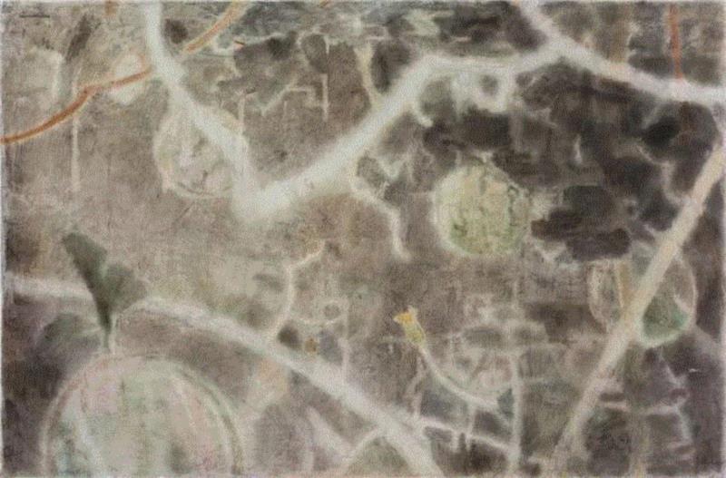 西瓜/ Watermelon ,蜂巢评论 | 夏禹：虚实，轻重与透明的坦培拉,坦培拉,夏禹,蜂巢,虚实,评论,水墨,蜂巢当代艺术中心,透明性,Tempera,Hive