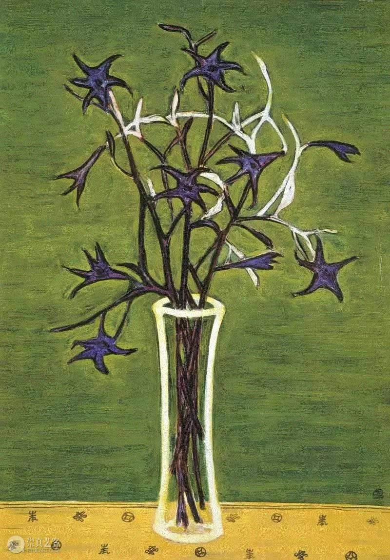 绿色背景的百合花,常玉:一个人应该活得是自己并且干净,常玉,梵高,裸女,巴黎,画商,命运,回国,南国,得志,有生之年