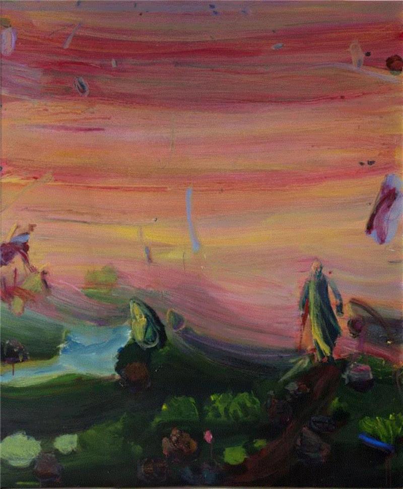 《你从哪里来》，油彩、丙烯，195x155cm，2013,徐赫 |《形变》直指内心的感官化体验之上,徐赫,形变,绘画,谷仓,油彩,丙烯,布面丙烯,当代艺术空间,画展,地址