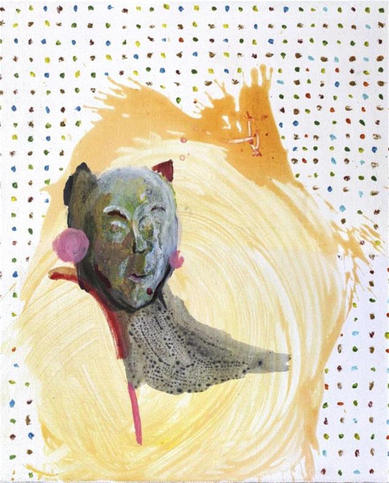 《毛》，油彩、丙烯，73x60cm，2013,徐赫 |《形变》直指内心的感官化体验之上,徐赫,形变,绘画,谷仓,油彩,丙烯,布面丙烯,当代艺术空间,画展,地址