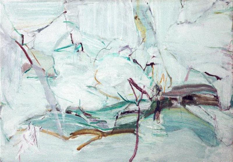 《惊川》，布面油画，193x136cm，2015,徐赫 |《形变》直指内心的感官化体验之上,徐赫,形变,绘画,谷仓,油彩,丙烯,布面丙烯,当代艺术空间,画展,地址