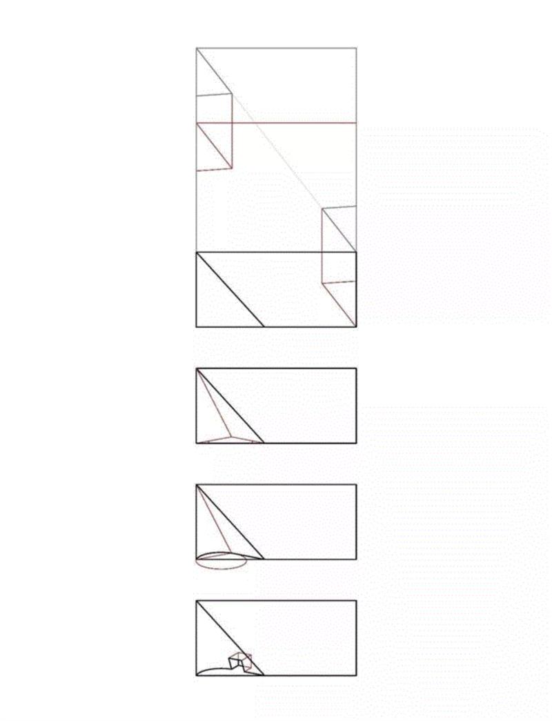 路径分析图,谢子龙影像艺术馆，寻心灵的圣光 / 魏春雨·地方工作室,影像,谢子龙,艺术馆,魏春雨,圣光,工作室,建筑,姚力,混凝土,白色