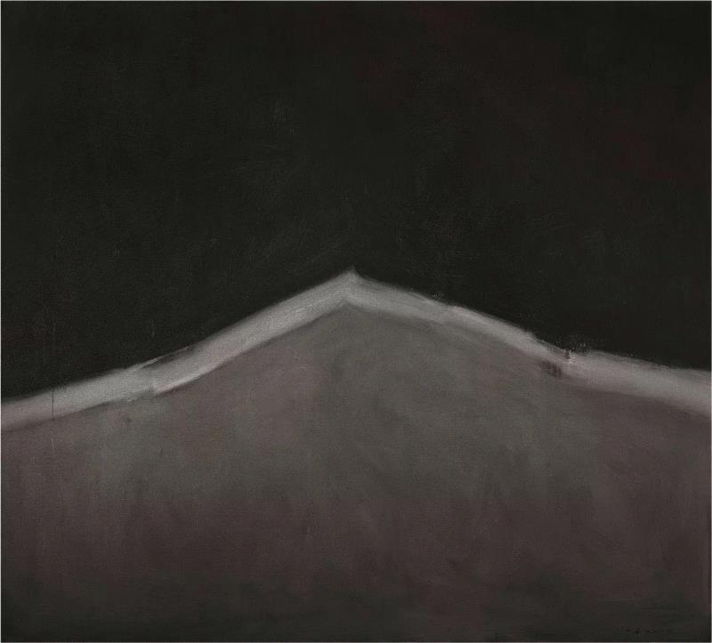 高山  210cm x 190cm  布面油画  2017,汪一舟 : 高山仰止 | 漫艺术,汪一舟,文明,认知,气魄,高山,高远,出路,远见,禀赋,现代人