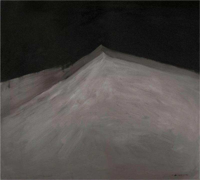 高山  210cm x 190cm  布面油画  2017,汪一舟 : 高山仰止 | 漫艺术,汪一舟,文明,认知,气魄,高山,高远,出路,远见,禀赋,现代人