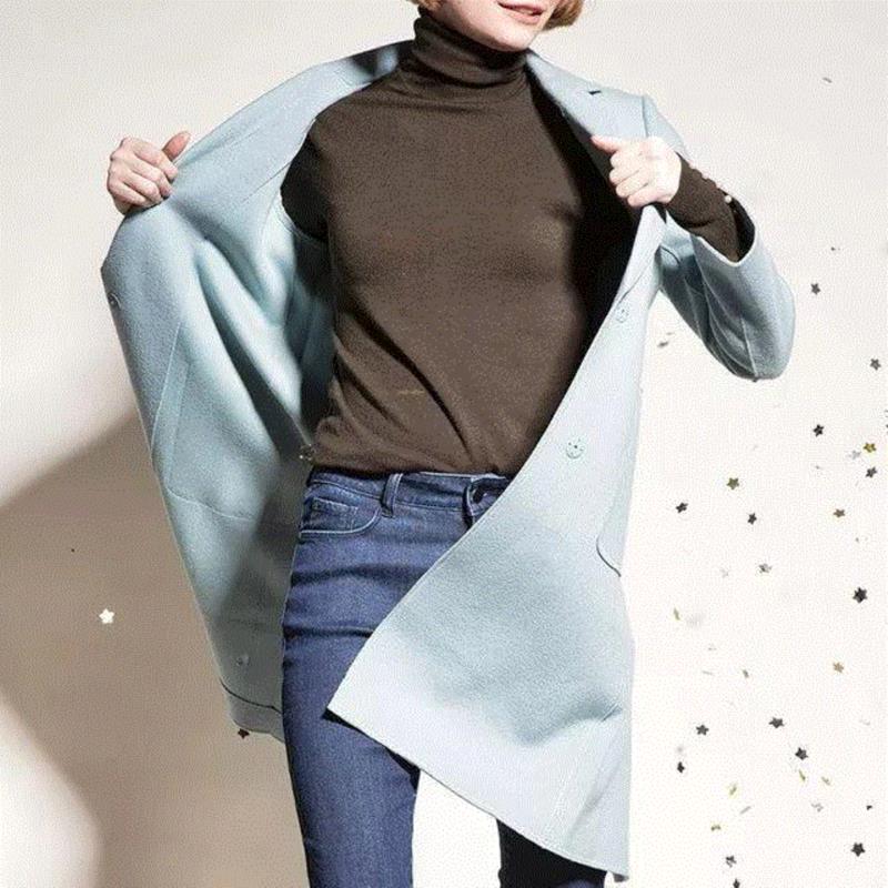 它的外层是优质纯羊毛面料，十分保暖。,这些衣服不挑身材，谁穿都好看,衣服,身材,身高,羊毛,模特,尺码,查看,大衣,体重,pieces