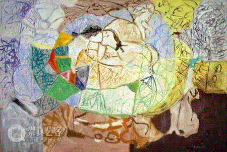 Gallant Scene II,1957,罗伊·利希滕斯坦（Roy Lichtenstein） ,抽象表现主义,波普艺术,利希滕斯坦,Lichtenstein,Roy,罗伊·利希滕斯坦