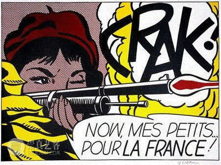 CRAK!,1963,罗伊·利希滕斯坦（Roy Lichtenstein） ,抽象表现主义,波普艺术,利希滕斯坦,Lichtenstein,Roy,罗伊·利希滕斯坦