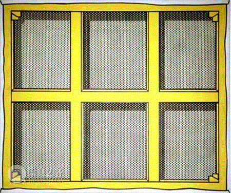 Stretcher Frame with Cross Bars IV,1968,罗伊·利希滕斯坦（Roy Lichtenstein） ,抽象表现主义,波普艺术,利希滕斯坦,Lichtenstein,Roy,罗伊·利希滕斯坦