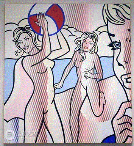 Nudes with Beach Ball, 1994,罗伊·利希滕斯坦（Roy Lichtenstein） ,抽象表现主义,波普艺术,利希滕斯坦,Lichtenstein,Roy,罗伊·利希滕斯坦