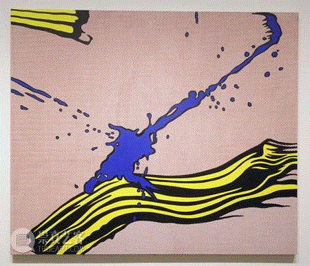 Brushstroke with Spatter, 1966,罗伊·利希滕斯坦（Roy Lichtenstein） ,抽象表现主义,波普艺术,利希滕斯坦,Lichtenstein,Roy,罗伊·利希滕斯坦