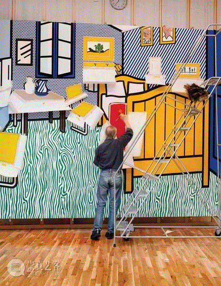 创作中的利希滕斯坦,罗伊·利希滕斯坦（Roy Lichtenstein） ,抽象表现主义,波普艺术,利希滕斯坦,Lichtenstein,Roy,罗伊·利希滕斯坦