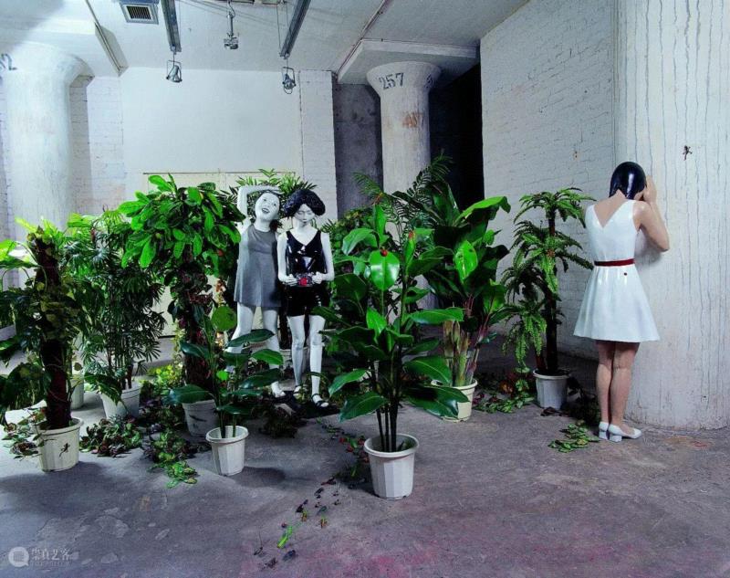 “镜像”系列部分作品,2002, ?向京:生命中的隐痛与欢愉,没有人替我们看到,龙美术馆,向京,雕塑