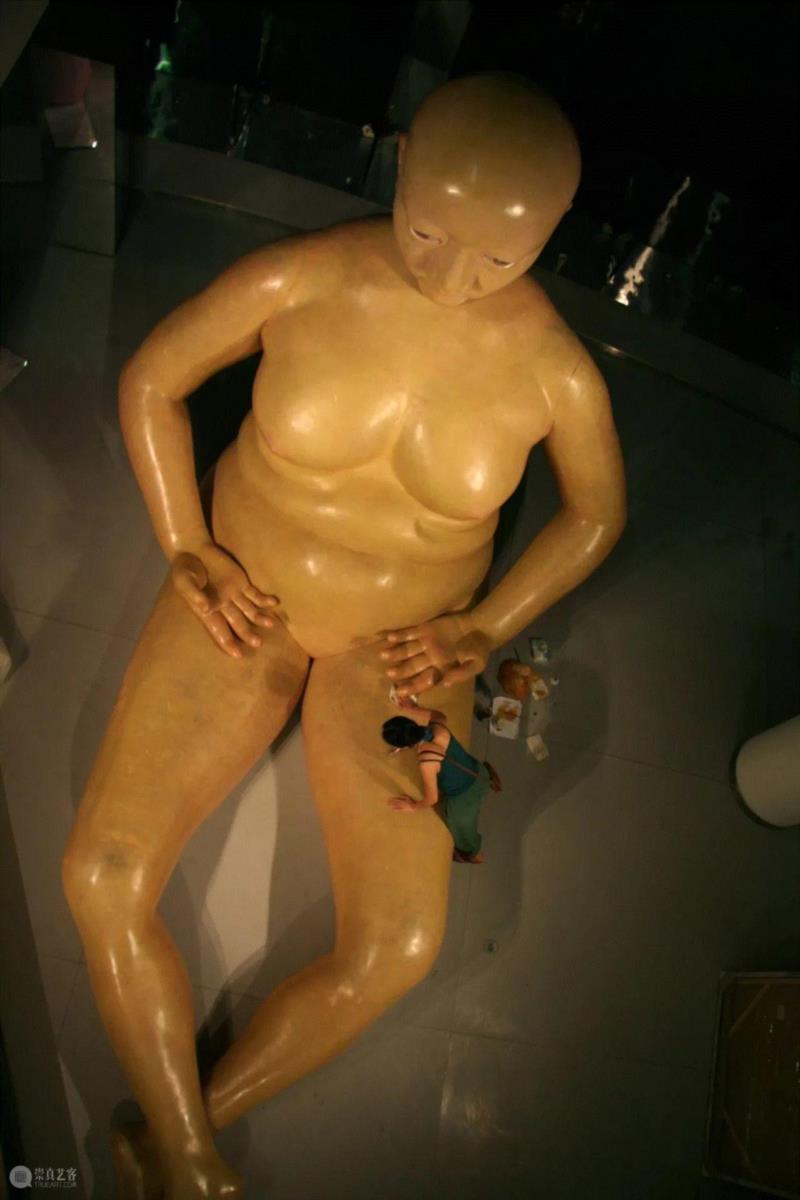 向京创作 《敞开者》,2006, ?向京:生命中的隐痛与欢愉,没有人替我们看到,龙美术馆,向京,雕塑