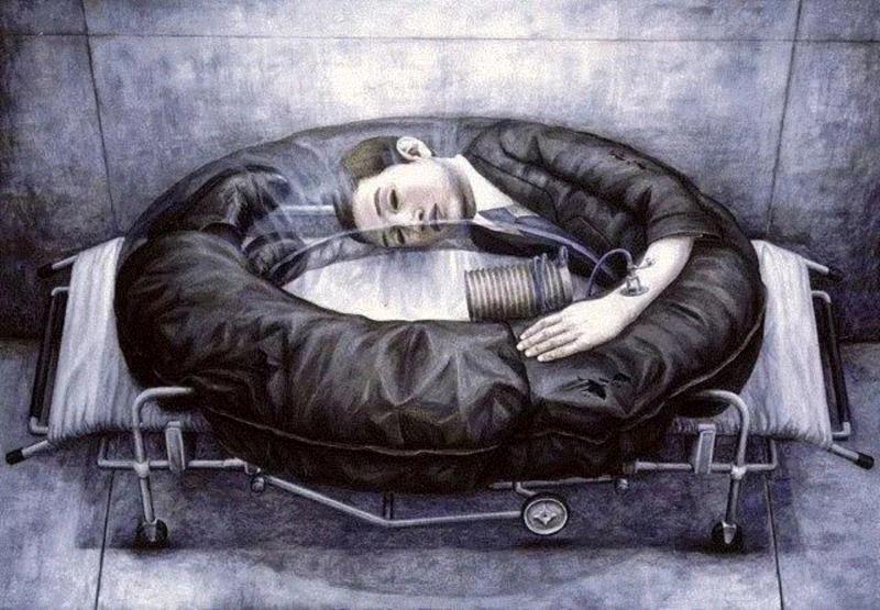 【插画】这位年仅31岁的画家，画完这些后竟选择了自杀,自杀,插画,手绘,绘画,石田彻,石田彻也,名声,机械化,报名,强化