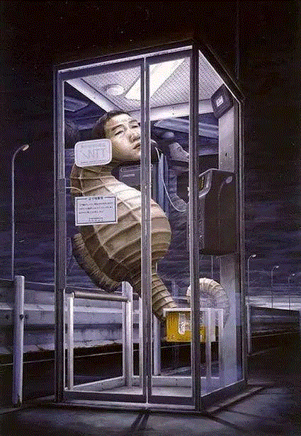 【插画】这位年仅31岁的画家，画完这些后竟选择了自杀,自杀,插画,手绘,绘画,石田彻,石田彻也,名声,机械化,报名,强化