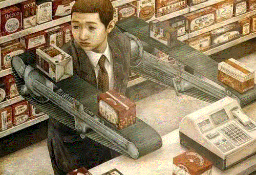 【插画】这位年仅31岁的画家，画完这些后竟选择了自杀,自杀,插画,手绘,绘画,石田彻,石田彻也,名声,机械化,报名,强化